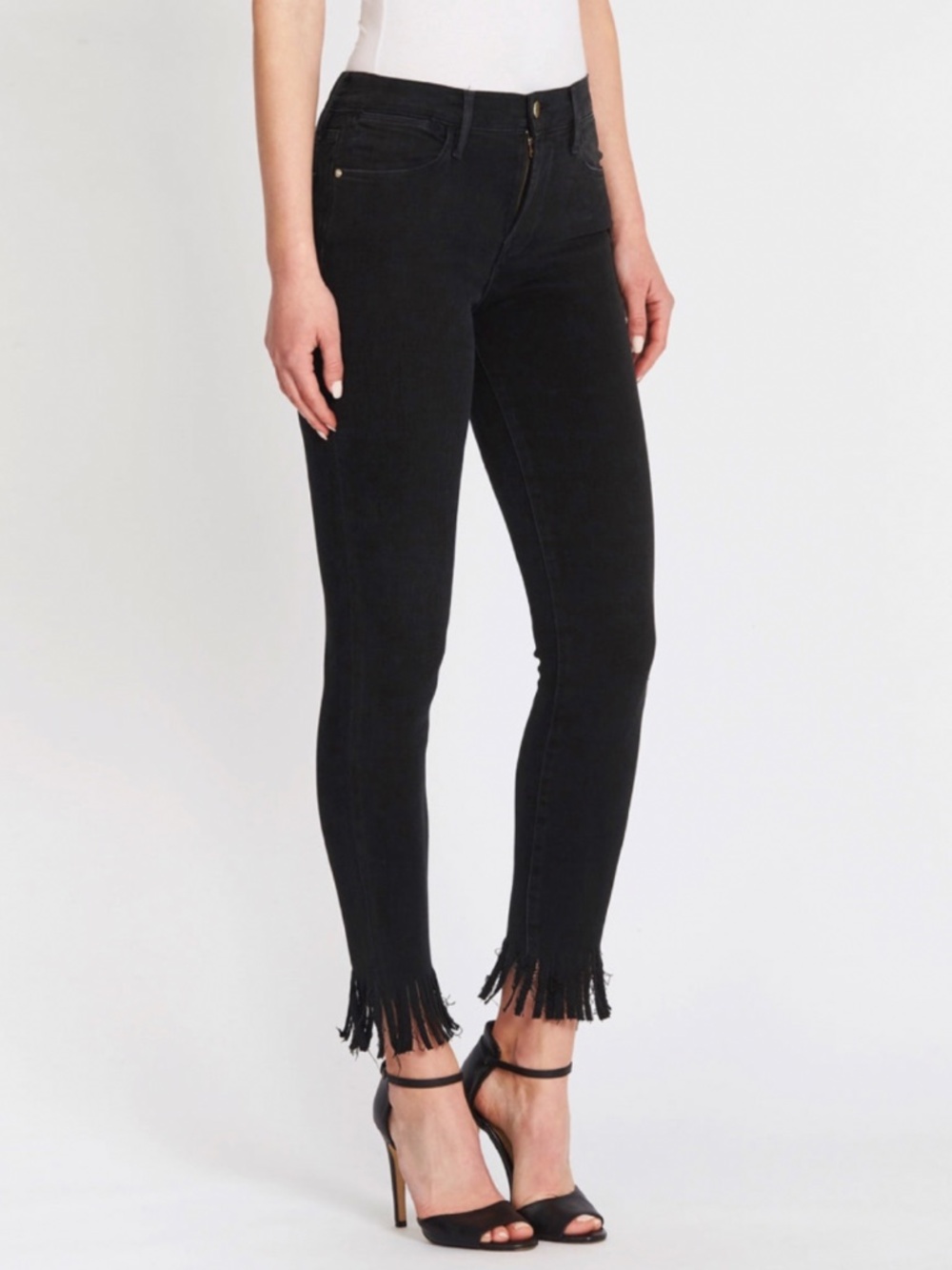 FRAME le high skinny jeans